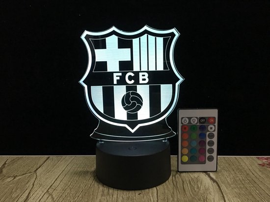 3D LED Creative Lamp Sign FC Barcelona - Complete Set | bol.com