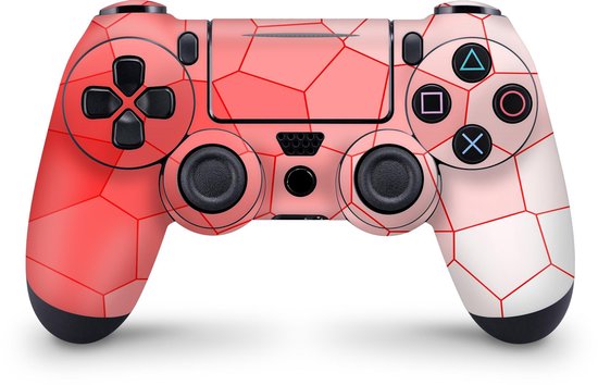 Playstation 4 Controller Skin Cells Rood Sticker