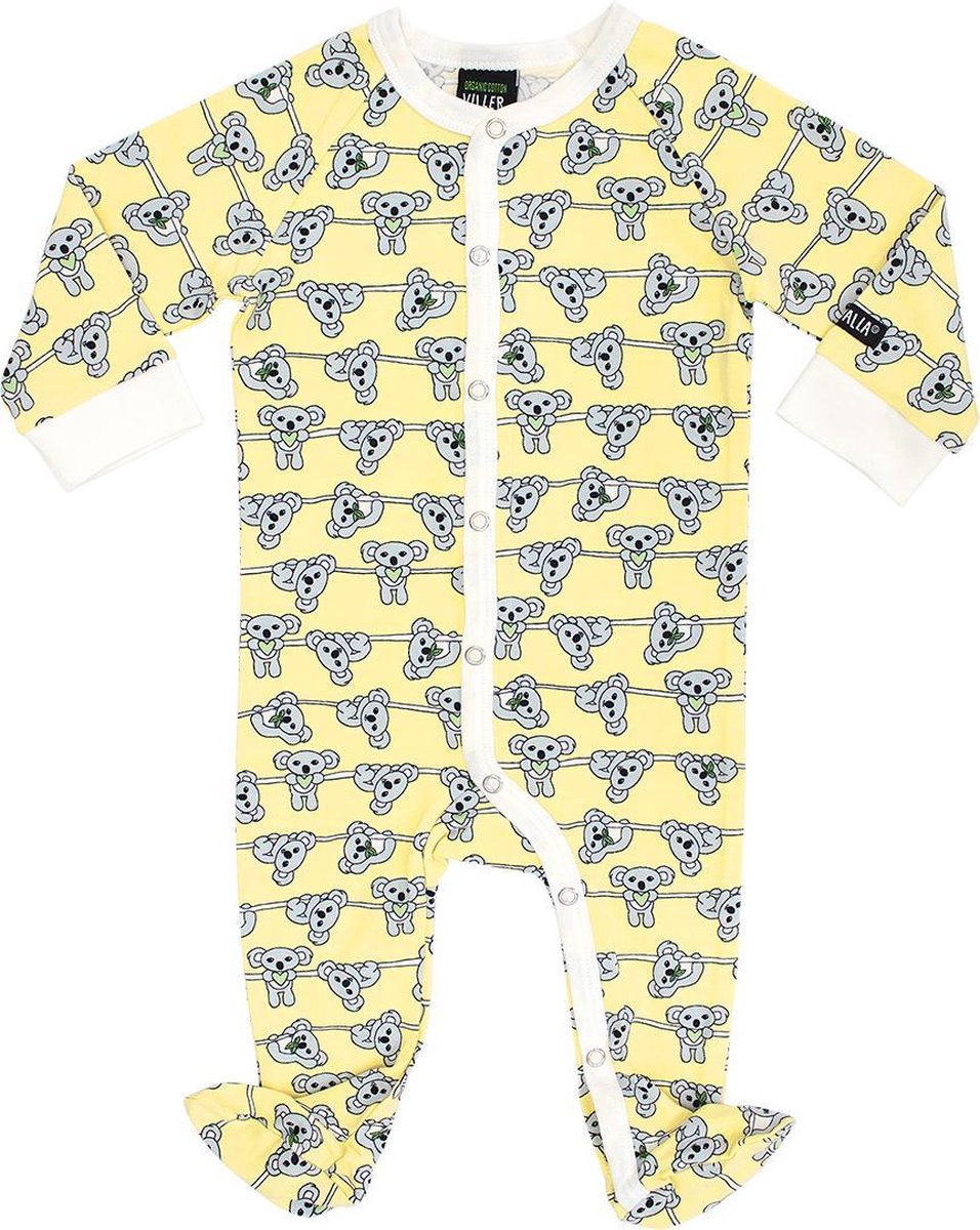 PYJAMAS W. FOOT - SOFT SUNFLOWER - 68