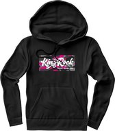 KingRock Studio  Hoodie | Roze | Heren / Dames | Original & Vintage Hoodie met Capuchon | Perfect Kleding Trui Verjaardag Cadeau |