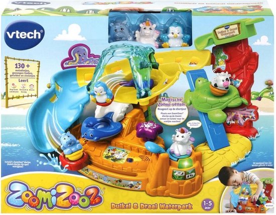 VTech ZoomiZooz Duikel & Draai Waterpark - Educatief Babyspeelgoed - Speelfigurenset - VTech