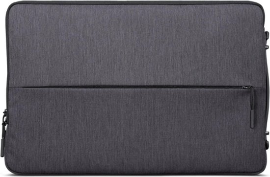 Lenovo 14-Inch Laptop Urban Sleeve Case - Spatwater bestendige Hoes - Travel Case - 14 Inch - Corner bump - Houtskool Grijs