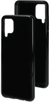 Mobiparts Classic TPU Case Samsung Galaxy A12 (2021) Zwart hoesje