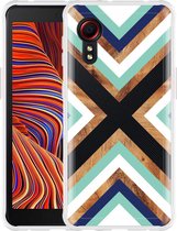 Hoesje Geschikt voor Samsung Galaxy Xcover 5 - Wood Art