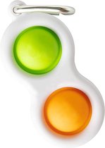 5 X Simpel Dimple - Pop it - Fidget toys - Groen/Oranje