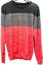 Tom Tailor Sweater - Rood, Grijs, Zwart - Maat M