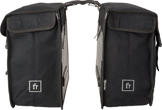 Fastrider Canvas 36 Dubbele Fietstas Zwart - 47L van FastRider — afbeelding 5