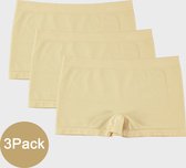 INSUA Dames Slips Naadloos - 3-Pack - Skin - Maat S/M