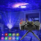 Sterren Projector 2.0 - Vernieuwd 2021 Model - 360° Roterende Lamp - Bluetooth - Sterrenhemel - Sterrenlamp - Galaxy Projector - Stars - Smart Laser - Mediteren - Afterparty - Spac