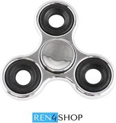 Ren4Shop© - Spinner ZILVER fidget - Handspinner - Metallic Cool - Long Spinner Systeem - Trend - Stress verlangend