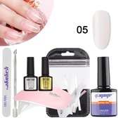 Yayoge BIAB Builder gel In A Bottle kleur transparant builder gel gel nagels gelnagels gellak rubberbase biab nagellak