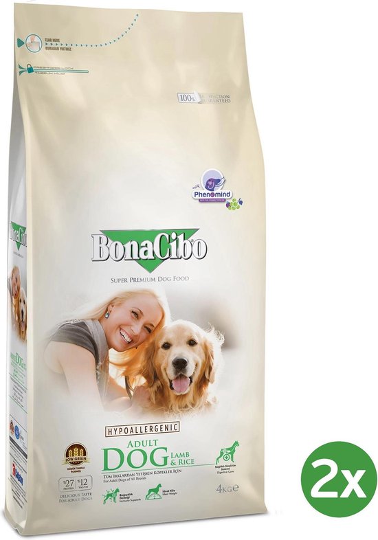 Bonacibo Dog Lam & Rijst - Hypoallergeen Hondenvoer