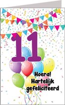 Verjaardagskaart 11 jaar
