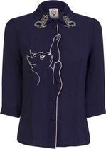 Dancing Days Blouse -XS- Snow Bird Blauw