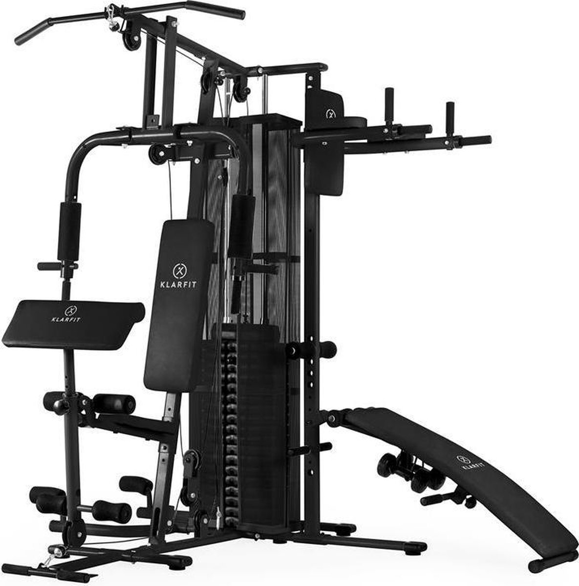 Klarfit Ultimate Gym 5000 multifunctioneel Fitness-Station - Krachstation - Krachttraining - 50 verschillende oefeningen