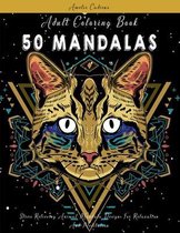 Adult Coloring Book: 50 Mandalas