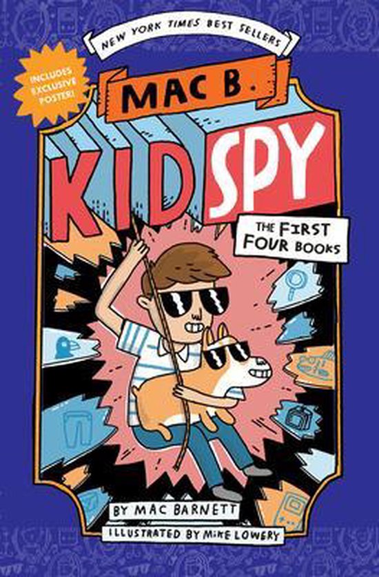 Bol Com Mac B Kid Spy Boxset Books 1 4 Mac B Kid Spy Mac Barnett Boeken