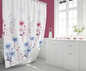 Zethome 8747 - Douchegordijn - 2x120x200 cm - 2 Stuks  - Dubbele Vleugel - Shower Curtain 240cm