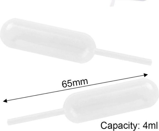 Pipettes en plastique, pipettes pour desserts