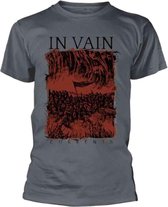 In Vain Heren Tshirt -L- Currents Grijs