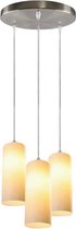 Olucia Pepita - Hanglamp - Chroom/Wit - E27