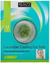 Beauty Formulas - Clear Skin Cucumber Cooling Eye Pads ogórkowe chłodzące płatki na oczy 12szt.
