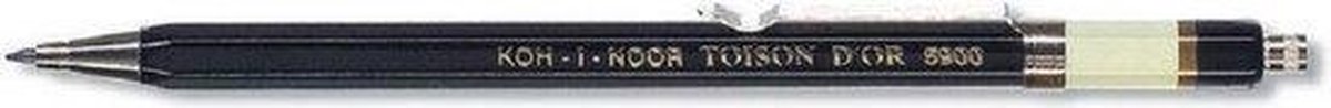KOH-I-NOOR 5900 2mm Diameter Mechanical Clutch Lead Holder Pencil x 2 - Black
