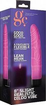 8 Inch Slight Realistic Dildo Vibe - Pink