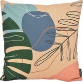 Abstract Leaf#1 Kussenhoes | Outdoor / Buiten | Polyester | 45 x 45 cm