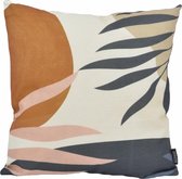 Natural Leaves Kussenhoes | Outdoor / Buiten | Polyester | 45 x 45 cm