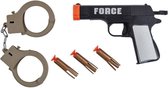 Rubie's Politieaccessoire Polycarbonaat Zwart/grijs 6-delig
