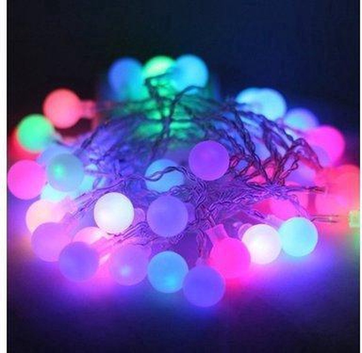 Gekleurde Feestverlichting / Party lights LED voor Binnen of Buiten - 50  Lampen - 14.8... | bol.com