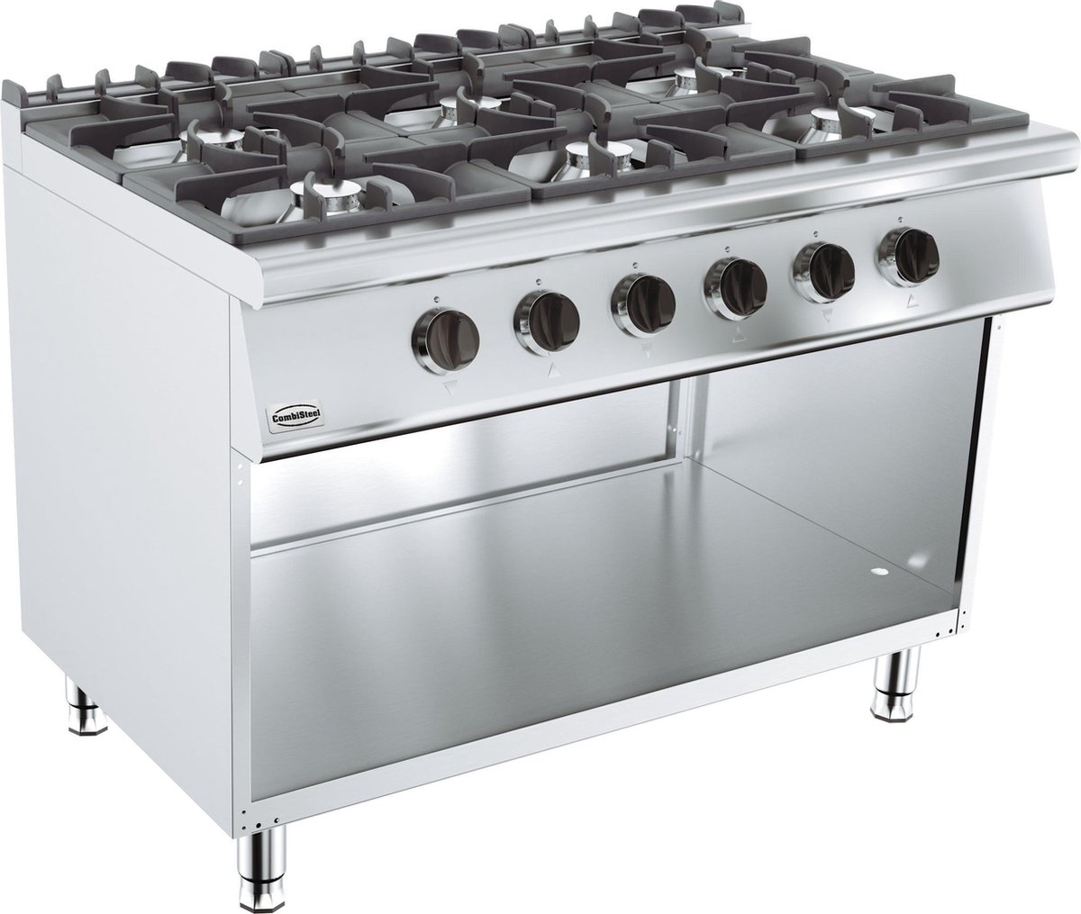Combisteel Base 700 Gaskooktafel 6 Br. 7178.0410 - Horeca & Professioneel