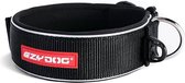 EzyDog Neo Wide Brede Hondenhalsband - Halsband voor Honden - 46-53cm - Zwart