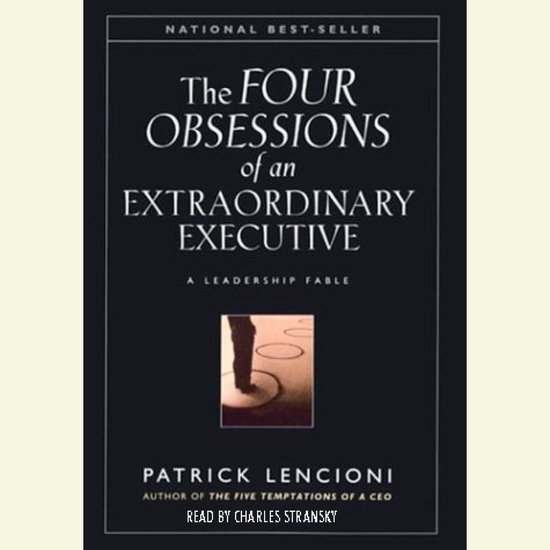 The Four Obsessions of an Extraordinary Executive - cover