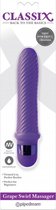 Classix Grape Swirl Massager - Purple