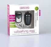 10 Speed Remote Vibrating Egg - Medium - Black