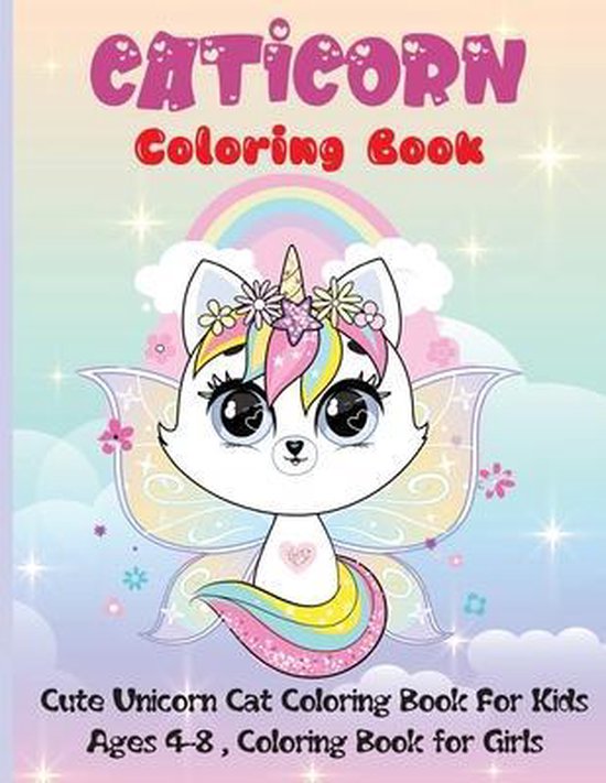 bol.com | Caticorn Coloring Book: For Kids 4-8 Animal ...