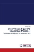 Observing and Quoting Newsgroup Messages