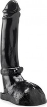 XXLTOYS - Paul - Large Dildo - Inbrenglengte 24 X 7 cm - Black - Uniek Design Realistische Dildo – Stevige Dildo – voor Diehards only - Made in Europe
