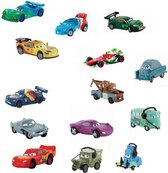 Speelset Disney Cars autootjes Bullyland 4-5 cm (Let op wieltjes rijden niet)