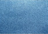 Glitterkarton Chroom - blauw 50x70cm pak 10 vel 300 g