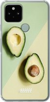 6F hoesje - geschikt voor Google Pixel 5 -  Transparant TPU Case - Avocado Aficionado #ffffff