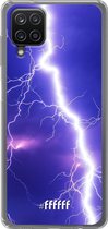 6F hoesje - geschikt voor Samsung Galaxy A12 - Transparant TPU Case - Thunderbolt #ffffff