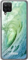 6F hoesje - geschikt voor Samsung Galaxy A12 - Transparant TPU Case - It's a Wave #ffffff