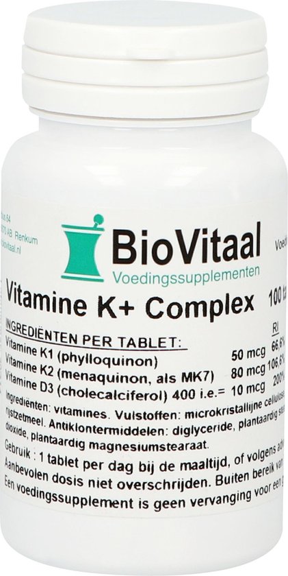 BIOVITAAL VIT K PLUS COMP | bol.com