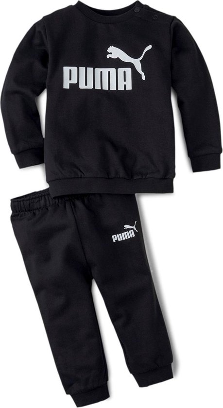 Voel me slecht behang helemaal Puma Trainingspak - Maat 104 - UnisexBaby - zwart/wit | bol.com