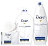 Dove Deeply Nourishing - Voordeelpakket MIX - Douchegel & Handzeep Pomp & Cream Bar