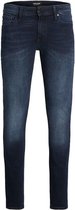 Jack and Jones - Heren Jeans - Lengte 34 - Model Liam AGI 004 - Skinny Fit - Dark Blue Denim