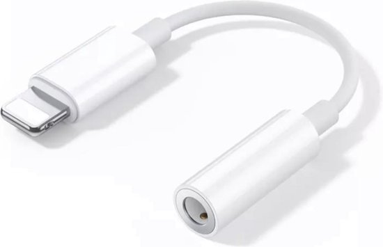 Mini jack naar lightning adapter Apple (iphhone)- Lightning adapter iphone  - Lightning... | bol.com